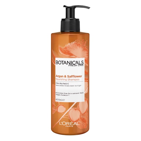 L'Oréal Paris Botanicals shampoo 400ml Safflower Rich Infusion kuiville hiuksille