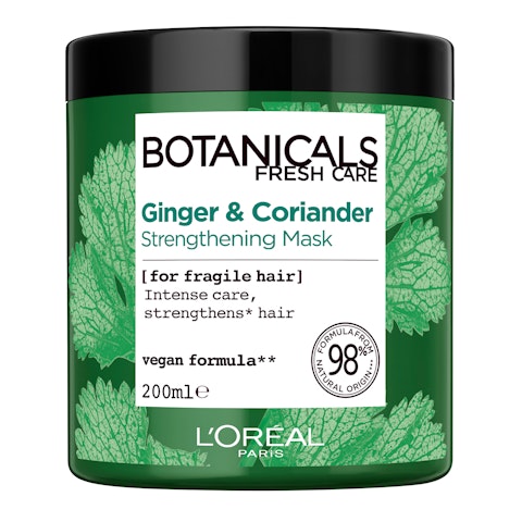 L'Oréal Paris Botanicals 200ml Coriander Strength Cure hiusnaamio hennoille hiuksille