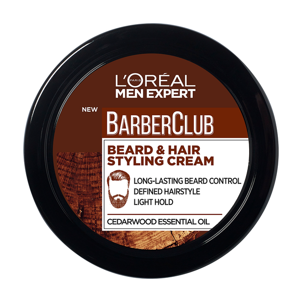 L’Oréal Paris Men Expert Barber Club 75ml Beard & Hair Styling Cream parran ja hiustenmuotoiluvoide