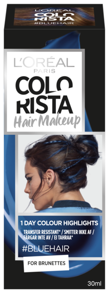 L'Oréal Paris Colorista Hair Makeup Blue väliaikainen poispestävä hiusmeikki