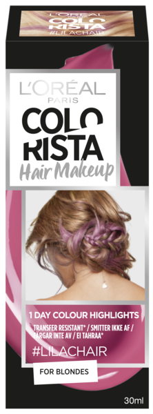 L'Oréal Paris Colorista Hair Makeup #Lilac väliaikainen poispestävä hiusmeikki