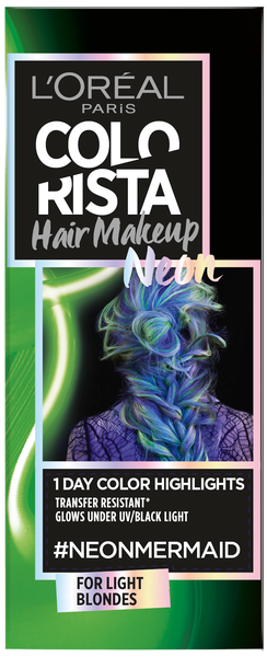 Colorista Hair Makeup #Neonmermaid väliaikainen poispestävä hiusmeikki
