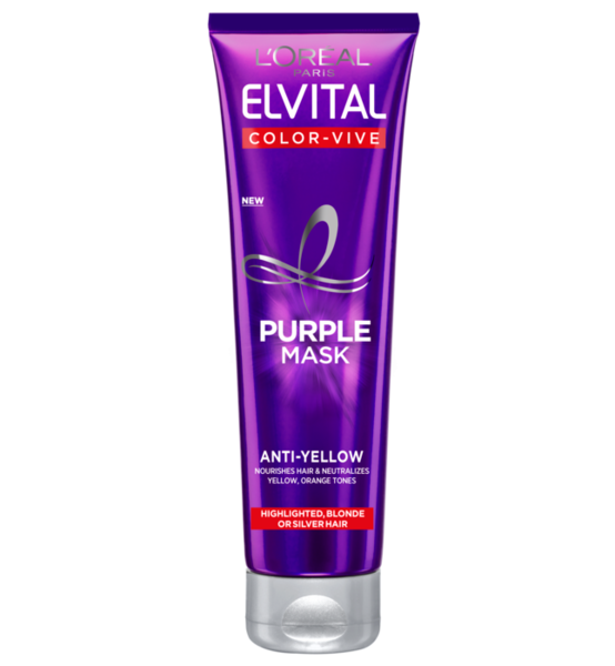 L'Oréal Paris Elvital hopeanaamio 150ml Color Vive Purple