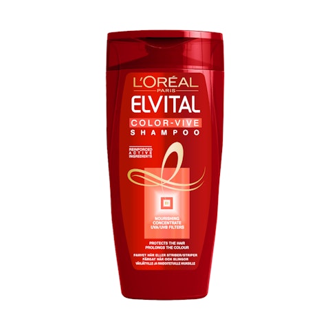 L'Oréal Paris Elvital shampoo 50ml Color-Vive värjätyille ja raidoitetuille hiuksille