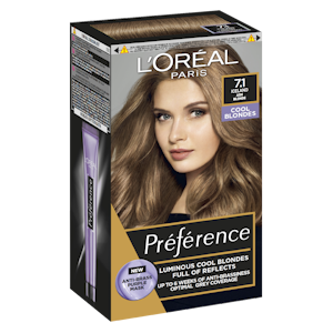 L´Oréal Paris Preference kestoväri 7.1 Iceland keskivaalea tuhka