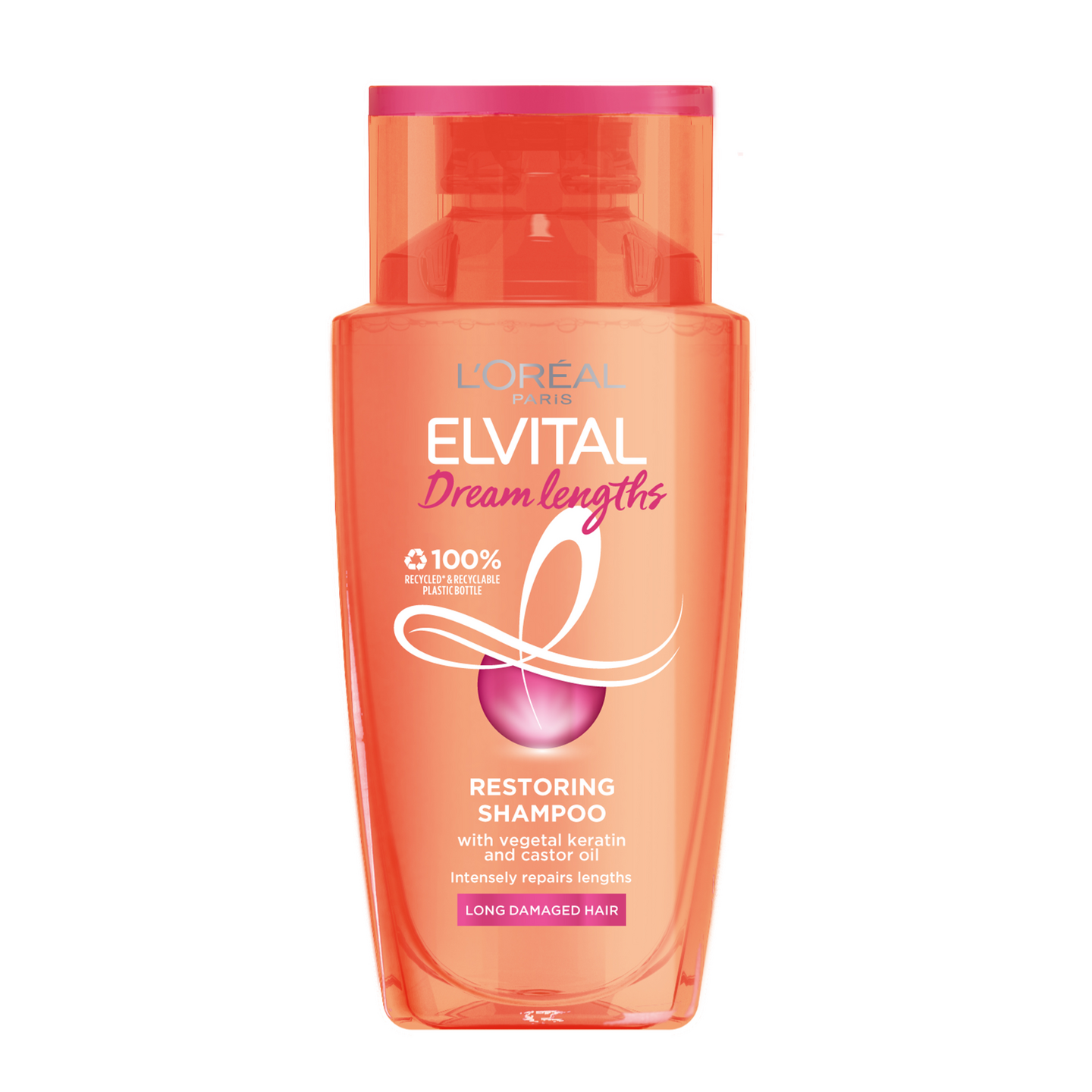 L'Oréal Paris Elvital shampoo 90ml Dream Length pitkille, vaurioituneille hiuksille