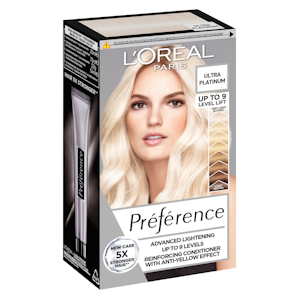 L´Oréal Paris Preference Ultra Platinum 9 asteen ultravoimakas vaalennus