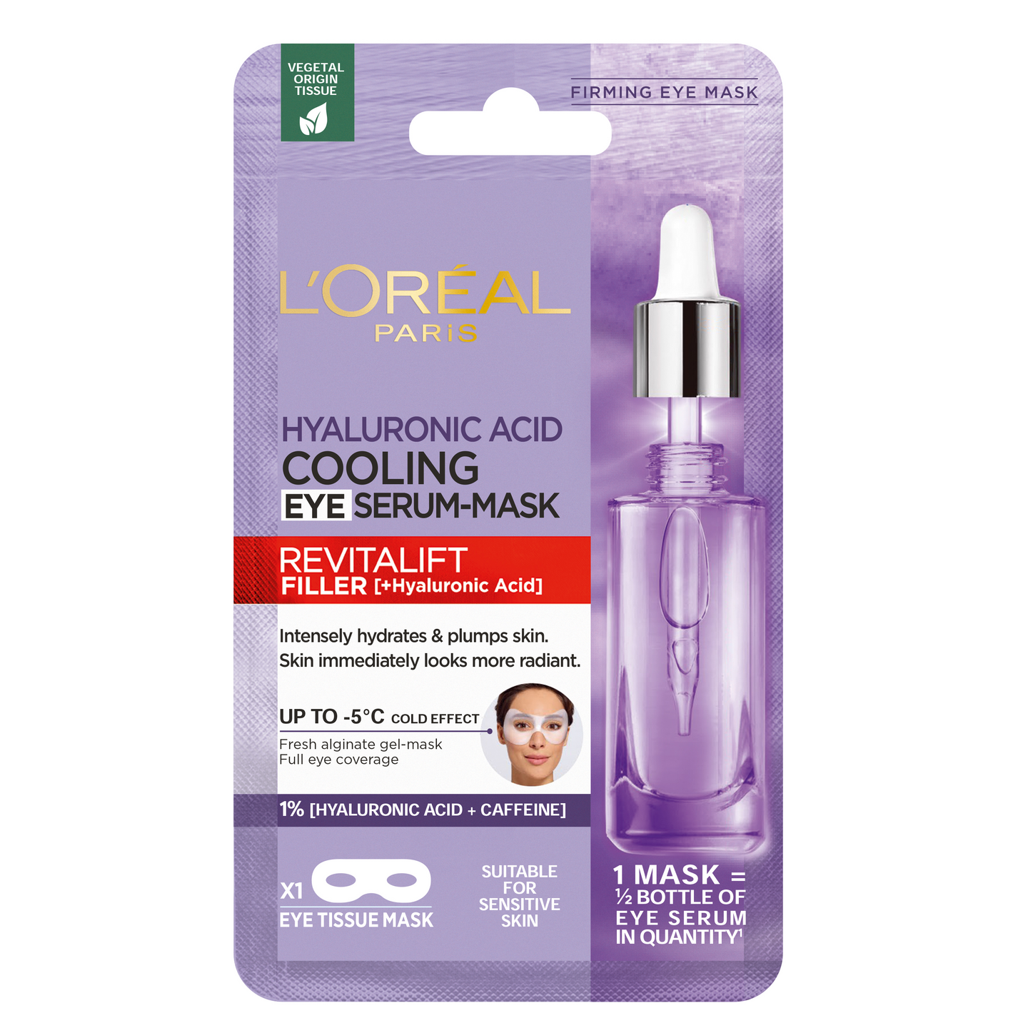 L'Oréal Paris Revitalift Filler Hyaluronic Acid Cooling Eye SerumMask