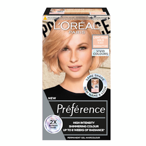 L'Oréal Paris Préférence Vivid Colours Light Rose Gold intensiivinen kestoväri 1kpl