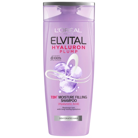 L'Oréal Paris Elvital Hyaluron Plump shampoo kosteutta kaipaaville hiuksille 250ml