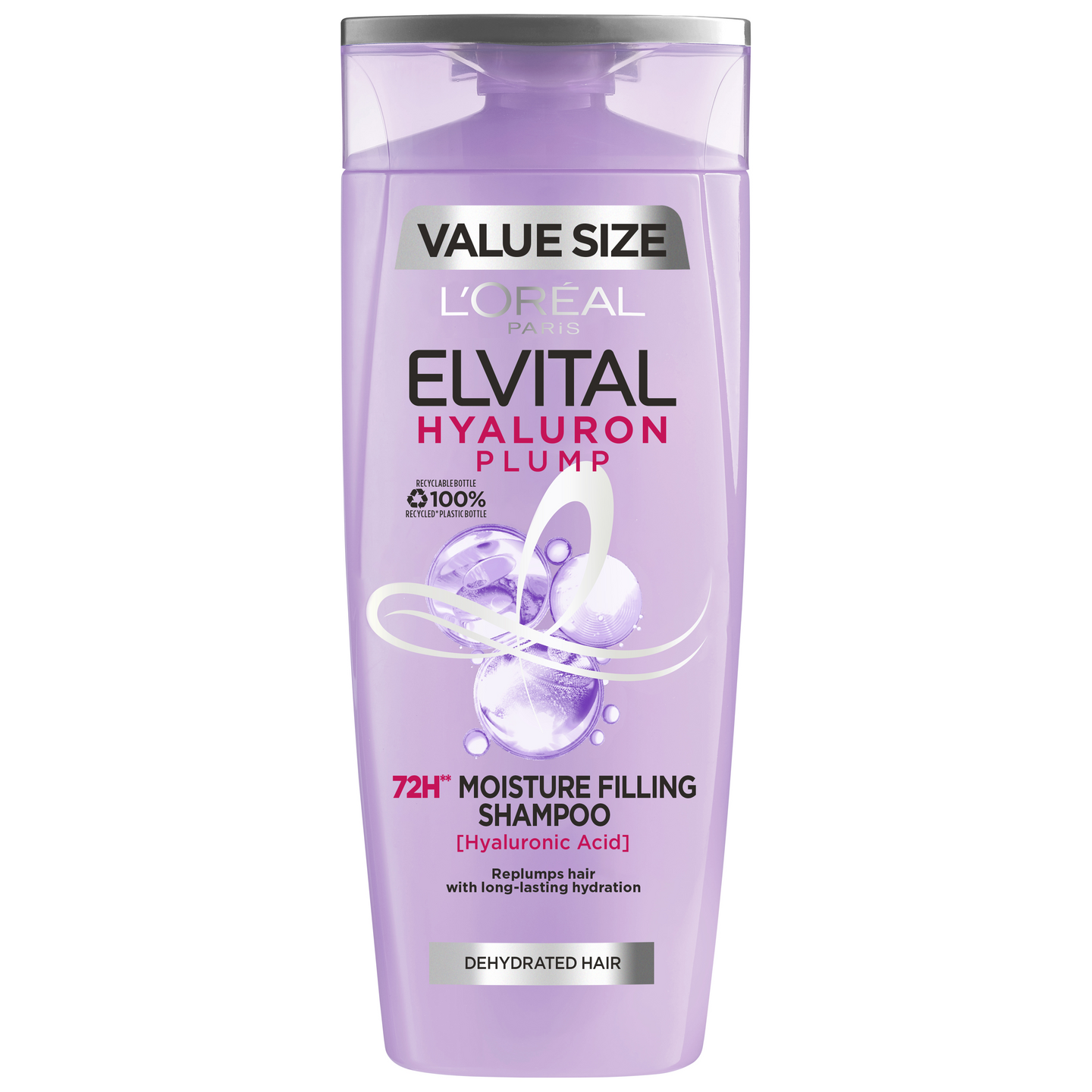 L'Oréal Paris Elvital Hyaluron Plump shampoo kosteutta kaipaaville hiuksille 400ml