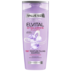 L'Oréal Paris Elvital shampoo 400ml Hyaluron Plump kosteutta kaipaaville hiuksille