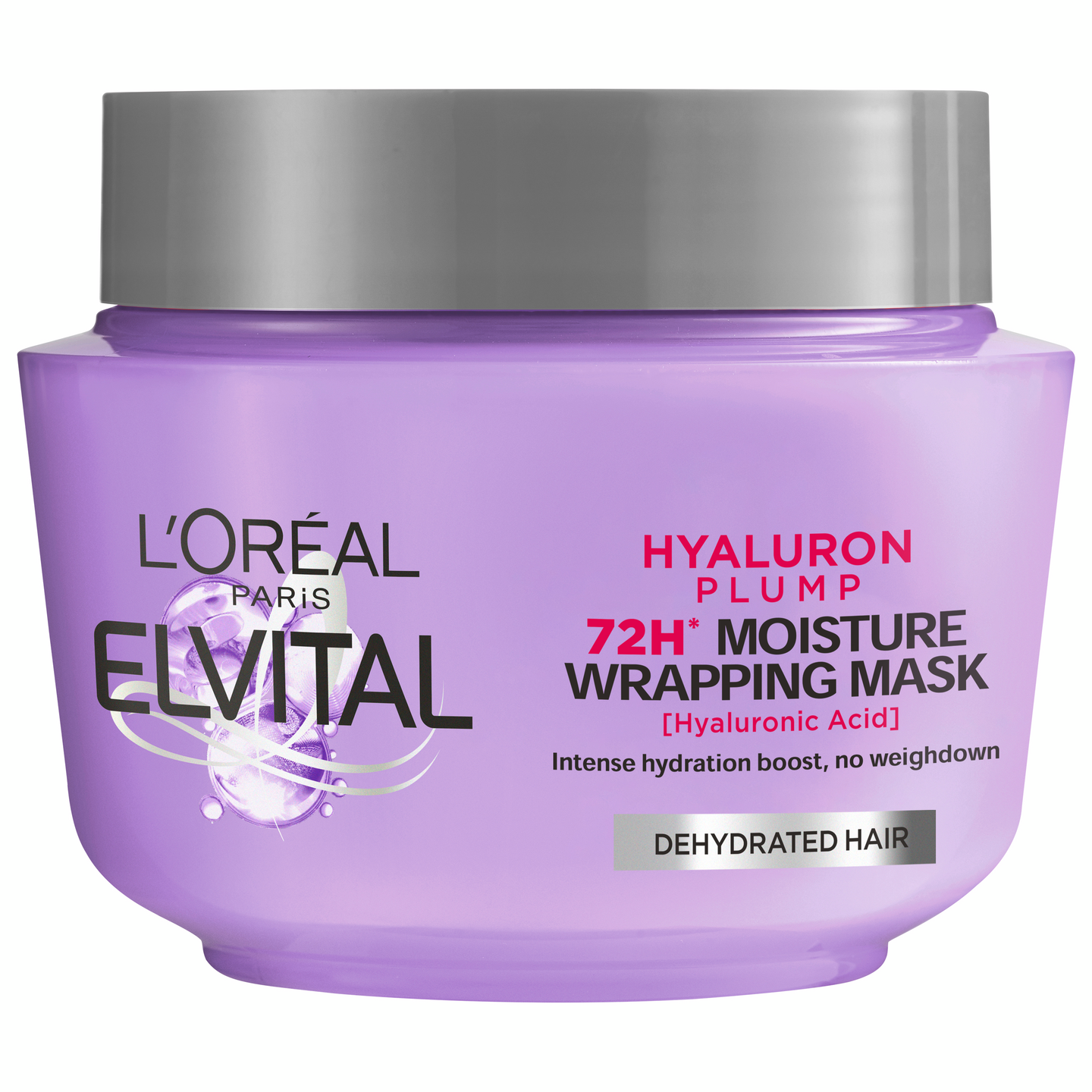 L'Oréal Paris Elvital hiusnaamio 300ml Hyaluron Plump kosteutta kaipaaville hiuksille