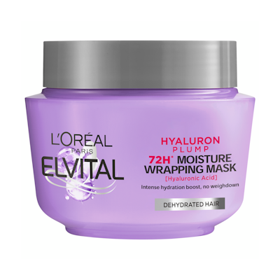 L'Oréal Paris Elvital hiusnaamio 300ml Hyaluron Plump kosteutta kaipaaville hiuksille