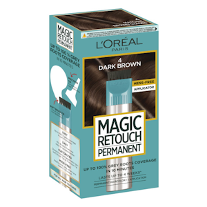 L'Oréal Paris Magic Retouch permanent 04 Dark Brown kestoväri 1kpl