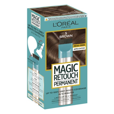 L'Oréal Paris Magic Retouch permanent 5 Brown kestoväri 1kpl