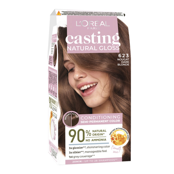 L'Oréal Paris Casting Natural Gloss 623 Blonde Miel kevytväri 1kpl