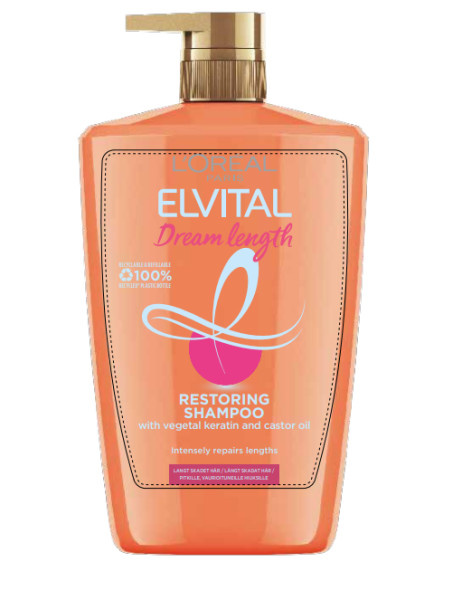 L'Oréal Paris Elvital Dream Length shampoo pitkille vaurioituneille hiuksille 1000ml