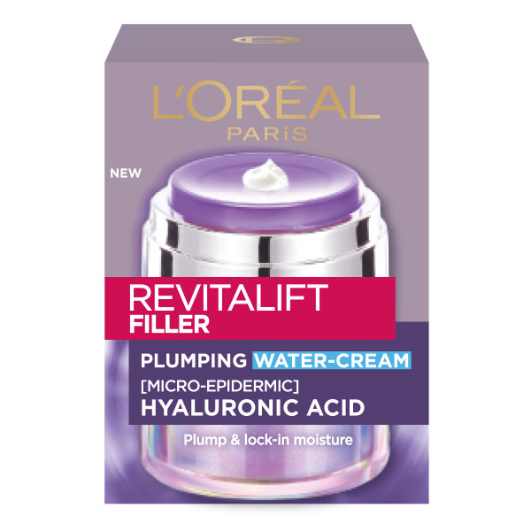 L'Oréal Paris Revitalift Filler päivävoide 50ml Replumpling Water Cream