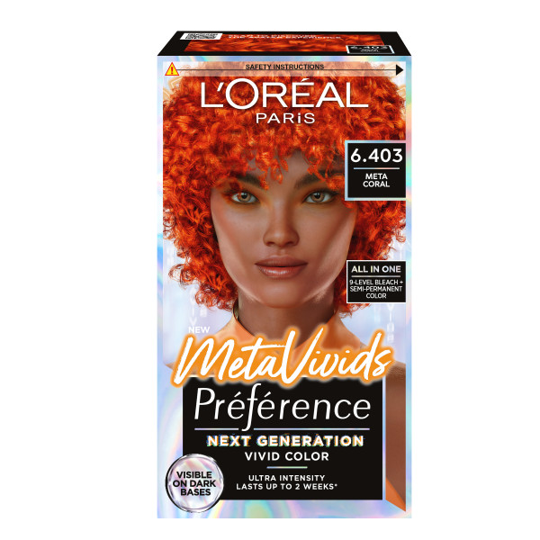 L'Oréal Paris Préférence Metavivids Coral 6.403 vaalennus ja sävyte 1kpl