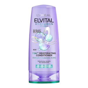 L'Oréal Paris Elvital hoitoaine 300ml Hyaluron Pure kosteutta kaipaaville hiuksille