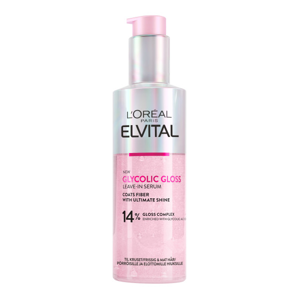 L'Oréal Paris Elvital Glycolic Gloss jätettävä seerumi normaaleille hiuksille 150ml