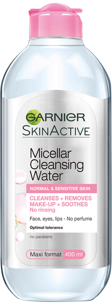 Garnier SkinActive Micellar puhdistusvesi normaalille ja herkälle iholle 400ml