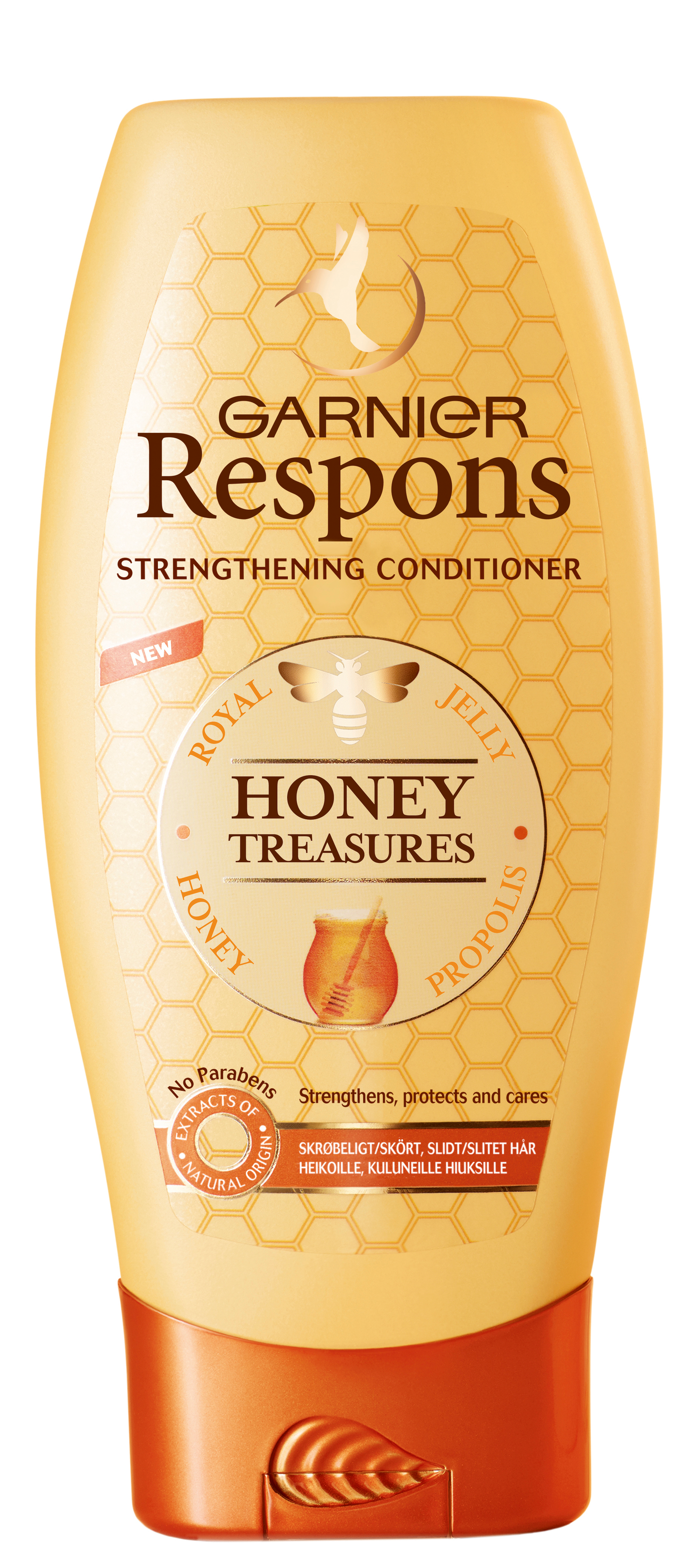 Garnier Respons hoitoaine 200ml Honey Treasures heikoille ja kuluneille hiuksille