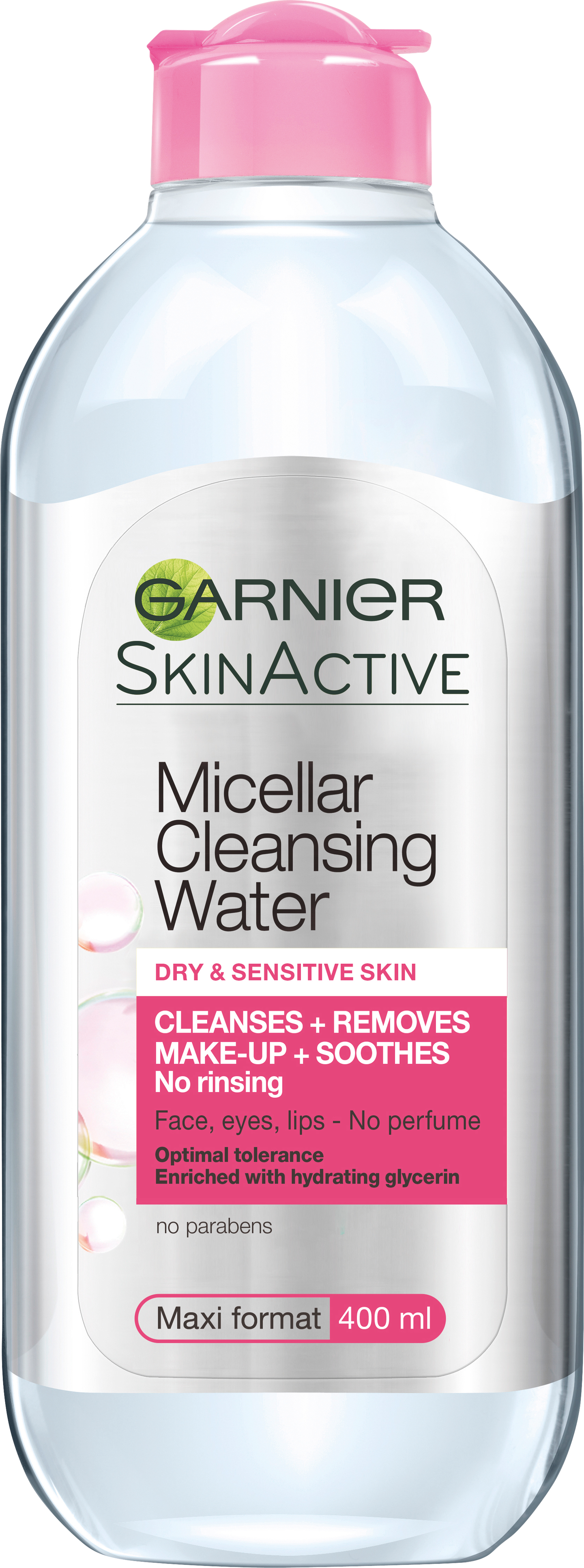 Garnier SkinActive Micellar puhdistusvesi kuivalle ja herkälle iholle 400ml