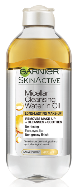 Garnier SkinActive Micellar Oil öljyjä sisältävä puhdistusvesi 400ml
