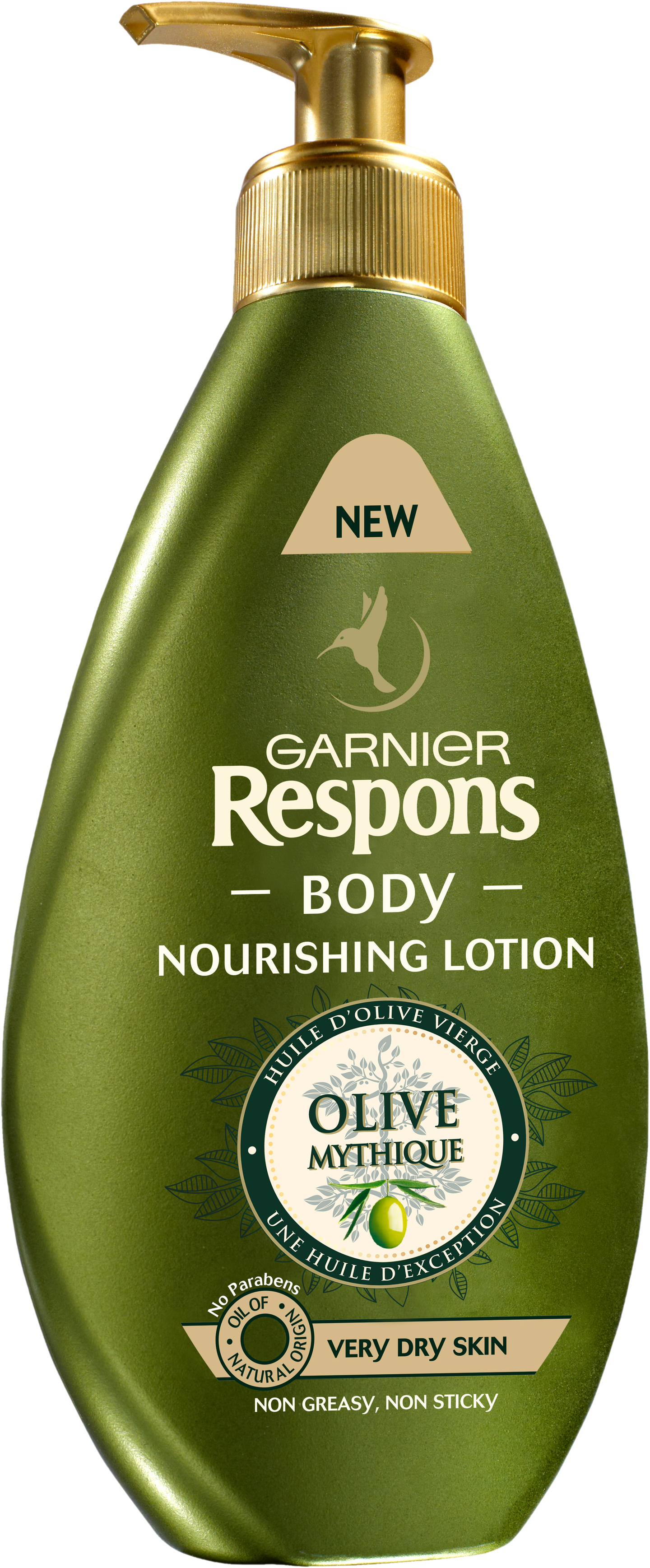 Garnier Respons Body 400 ml Mythic Olive Nourishing lotion vartaloemulsio erittäin kuivalle iholle