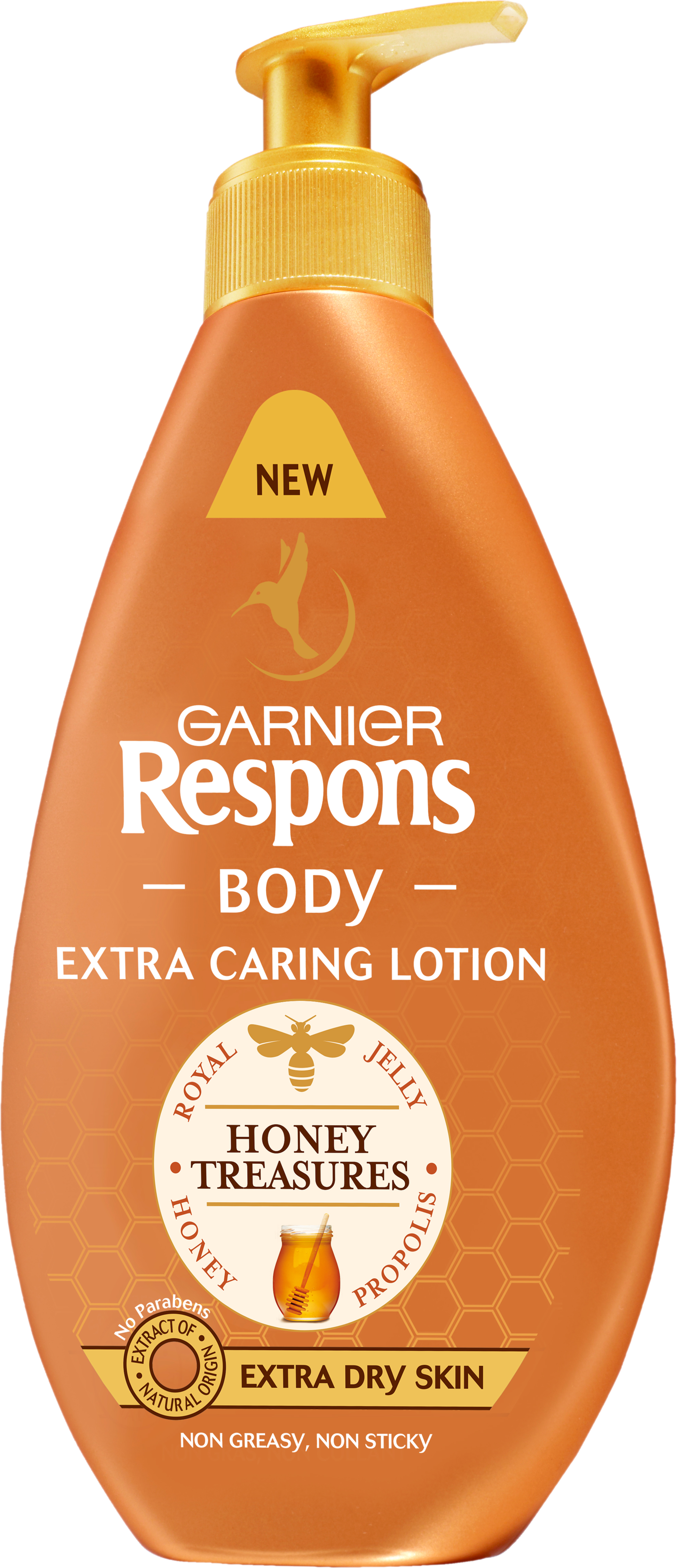 Garnier Respons Body 400 ml Honey Treasures Repairing Lotion vartaloemulsio erittäin kuivalle iholle