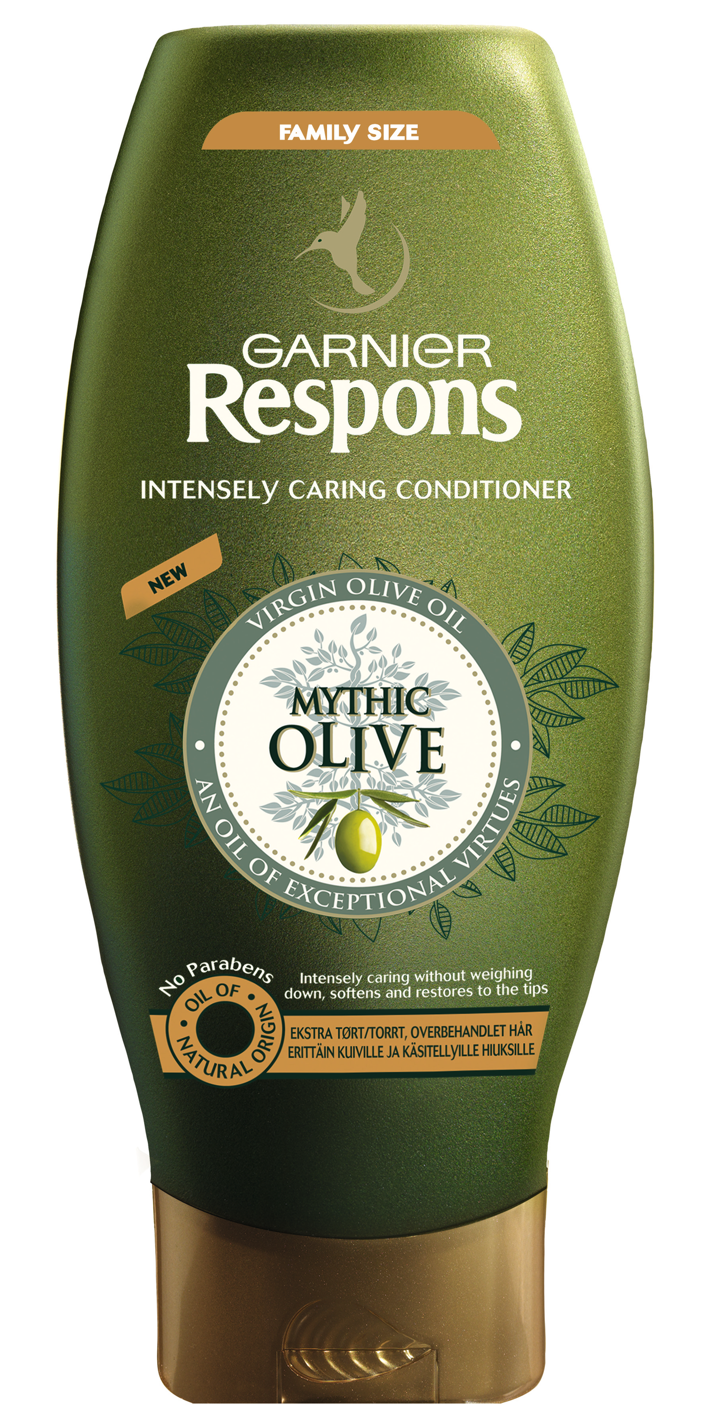 Garnier Respons hoitoaine 400ml Mythic Olive erittäin kuiville ja käsitellyille hiuksille