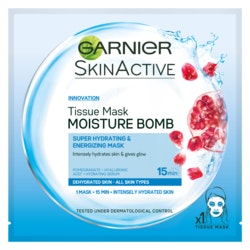 Garnier Skin Active 32g Moisture Bomb kosteuttava kangasnaamio kasvoille