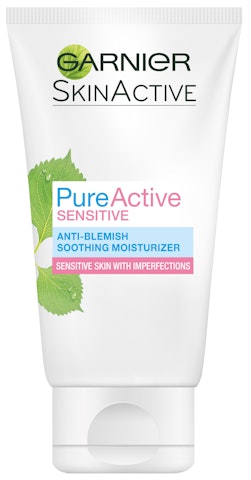 Garnier Skin Active Pure Active Sensitive kosteusvoide 50ml hoitava, epäpuhtauksia vastaan