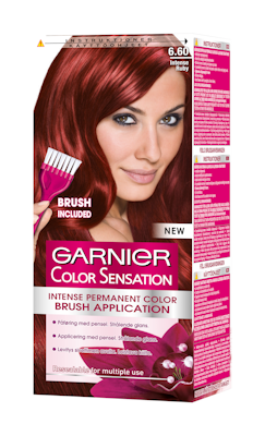 Garnier Color Sensation kestoväri 6.60 Intense Ruby Intensiivinen punainen kestoväri