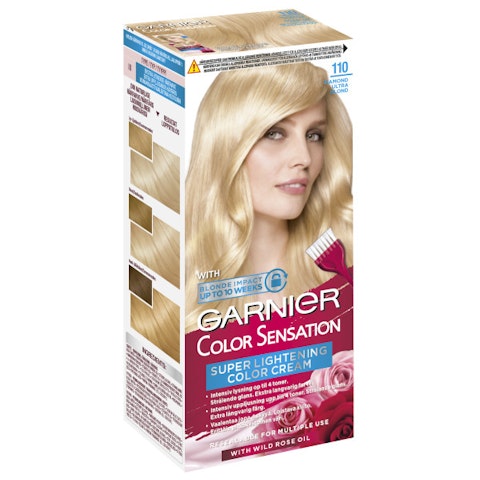 Garnier Color Sensation kestoväri 110 Diamond Ultra Blond Erittäin kirkas vaalea
