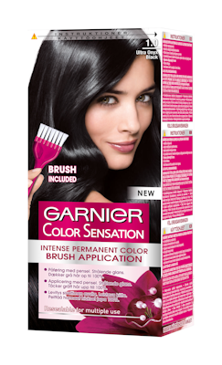 Garnier Color Sensation kestoväri 1.0 Ultra Onyx Black Musta intensiivinen