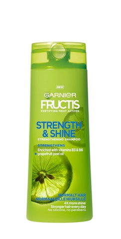 Garnier Fructis shampoo 400ml Strength & Shine normaaleille hiuksille