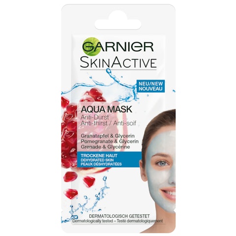 Garnier Skin Active Sachet Mask Aqua kasvonaamio erittäin kuivalle iholle 8ml