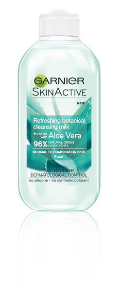 Garnier Skin Active Botanical puhdistusmaito 200ml Aloe Vera raikastava
