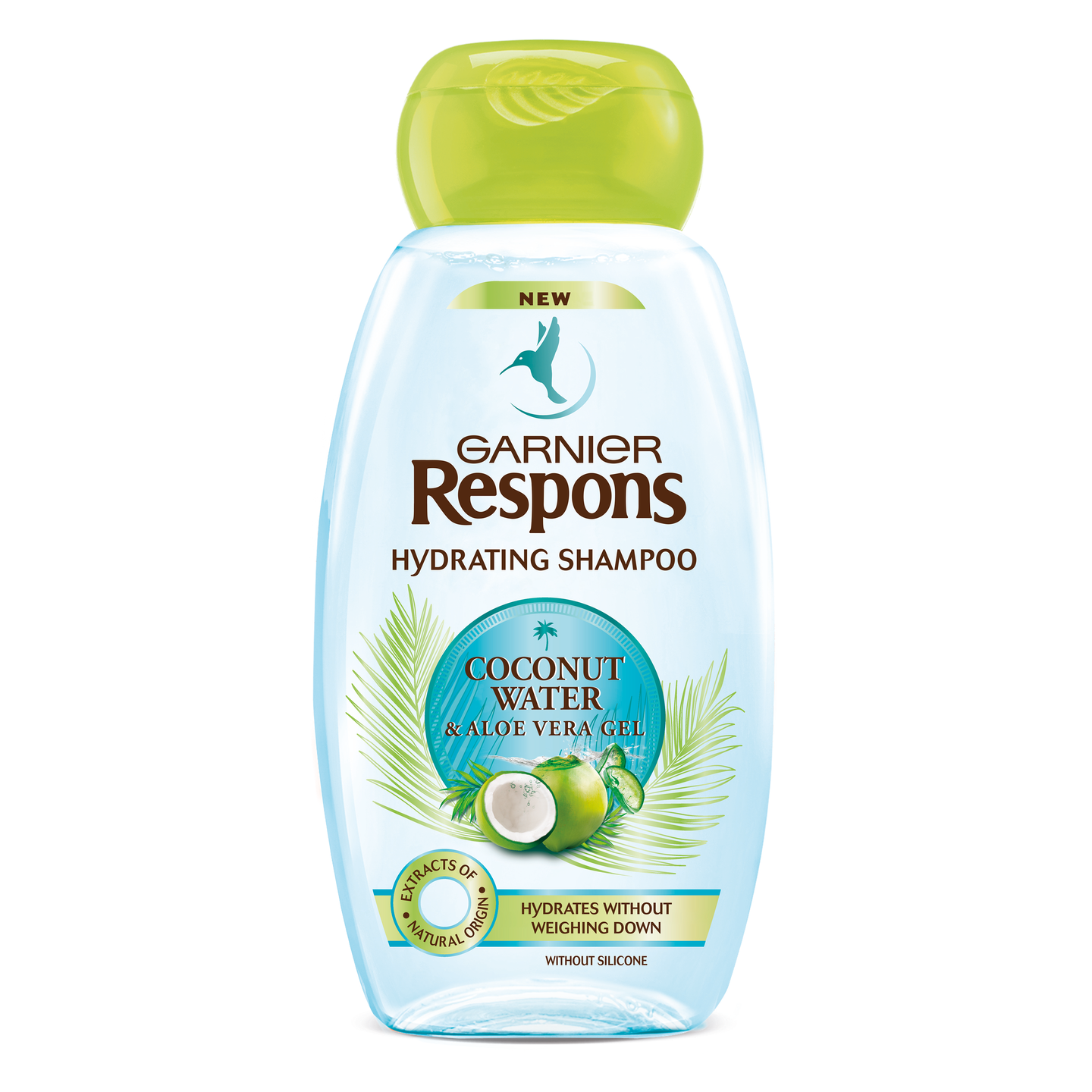 Garnier Respons shampoo 250ml Coconut Water & Aloe Vera Gel KRuoka