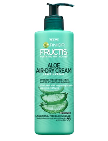 Garnier Fructis 400ml Aloe Air-Dry Cream hiuksiin jätettävä voide pitkille hiuksille