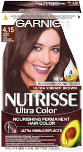 Garnier Nutrisse kestoväri 4.15 Ultra Color Viileä Mahonkinen Tummanruskea