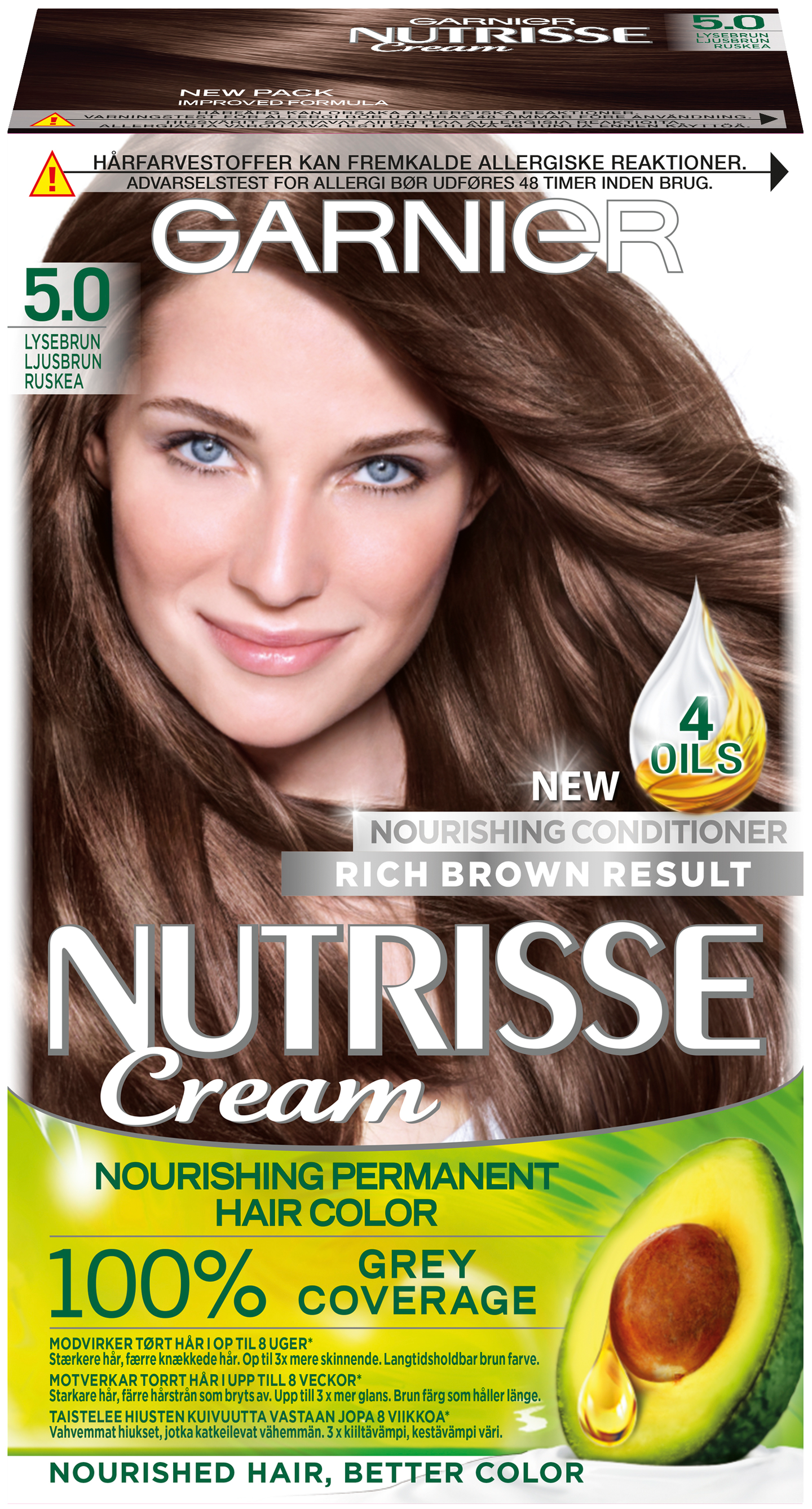 Garnier Nutrisse kestoväri 5.0 Ruskea