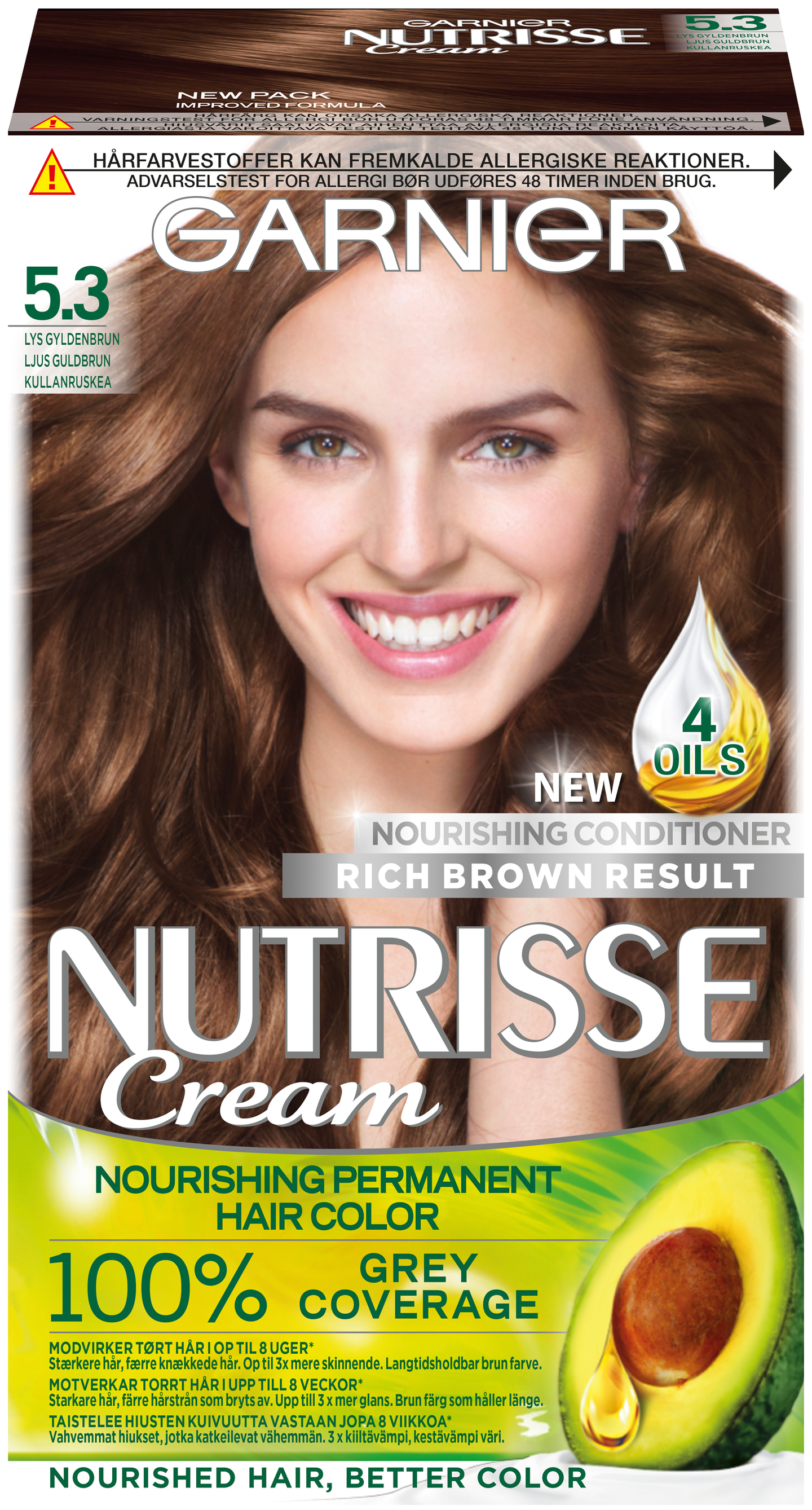 Garnier Nutrisse kestoväri 5.3 Kullanruskea