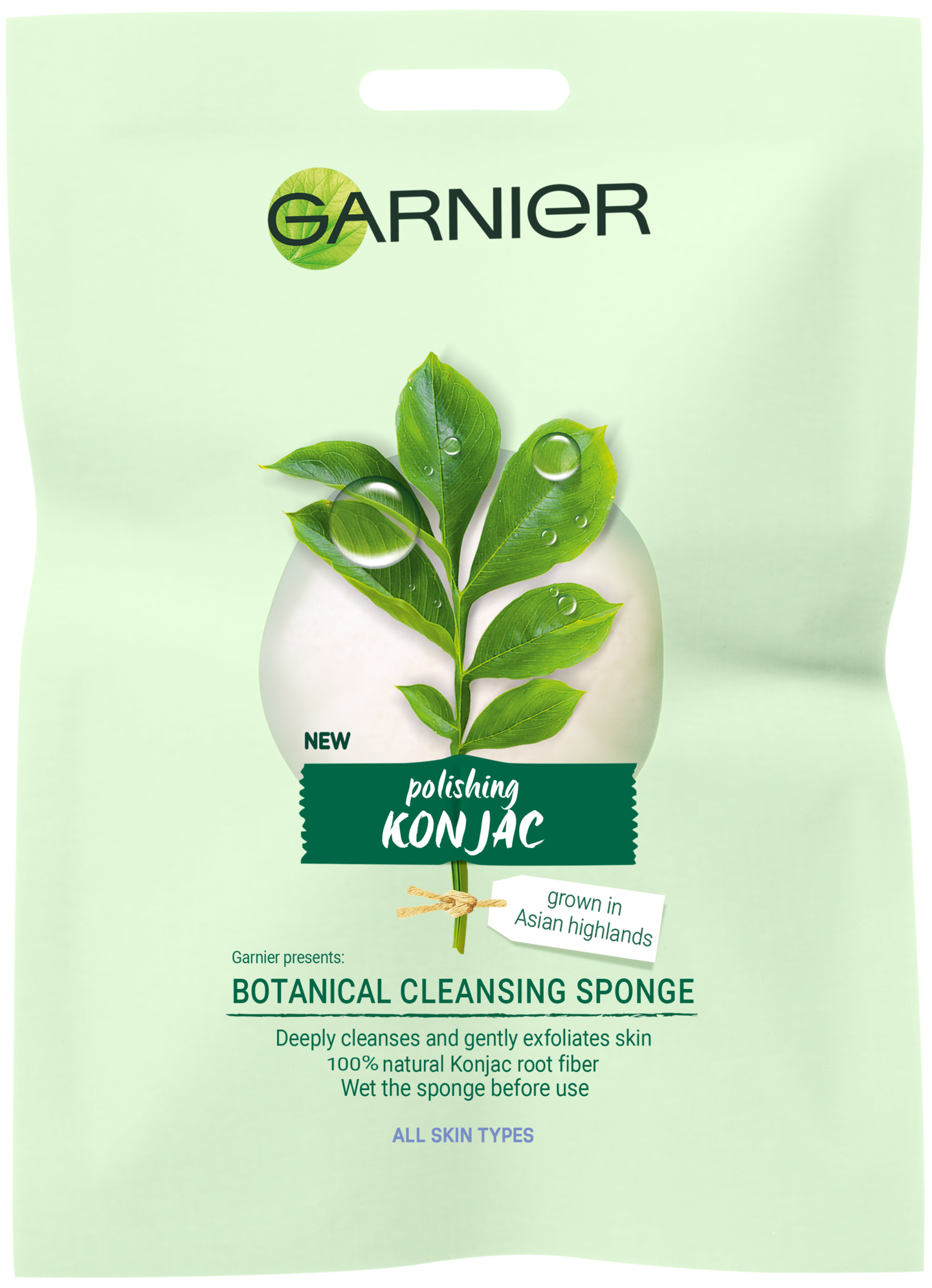 Garnier Konjac ihonpuhdistussieni kaikille ihotyypeille KRuoka