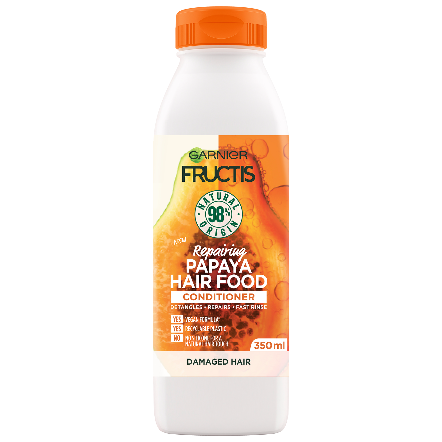 Garnier Fructis Hair Food Papaya hoitoaine vaurioituneille hiuksille 350ml