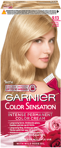 Garnier Color Sensation kestoväri 9.13 Cristal Beige Blond Kirkas kristallinvaalea