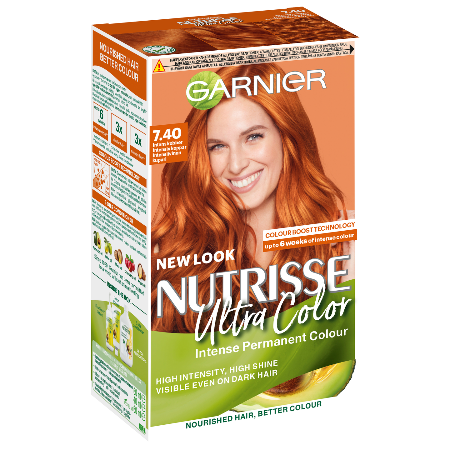 Garnier Nutrisse Ultra Color kestoväri 7.4 Intensiivinen kupari